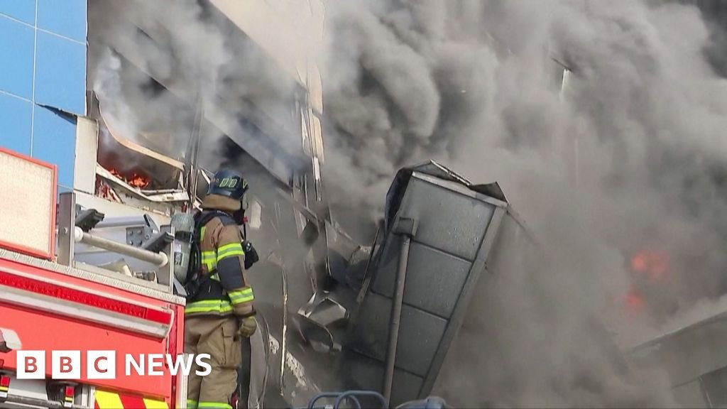 Watch: Thick smoke billows from South Korea car parts plant in deadly fire