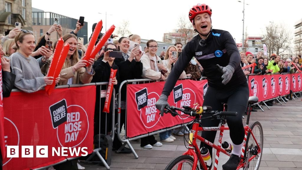 Comic Relief: Greg James reaches Sunderland after ‘hardest day’