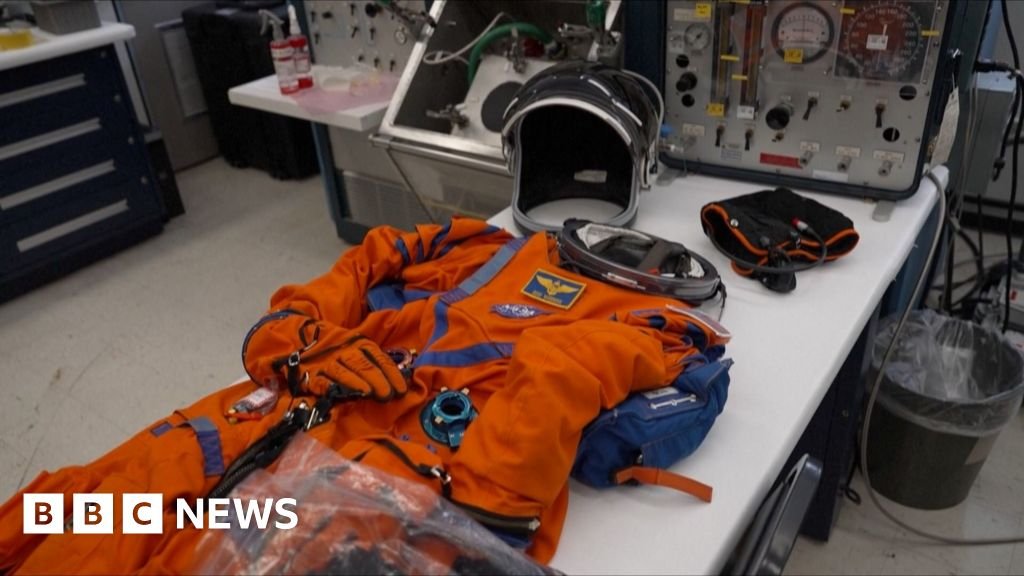 Take a look inside Nasa’s moon spacesuit lab ahead of Artemis launch