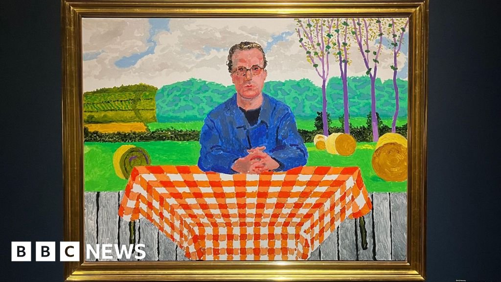 Malvern optometrist painted by David Hockney for new exhibition