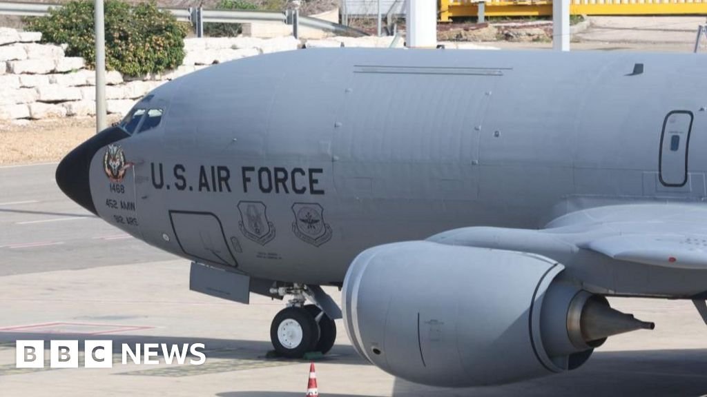 Four crew members killed after US refuelling plane crashes in Iraq