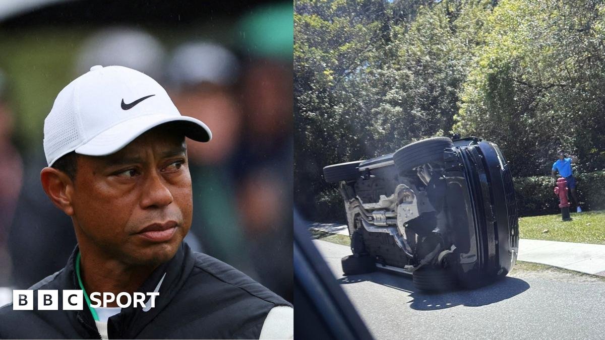 Tiger Woods car crash: Golfer charged with driving under influence