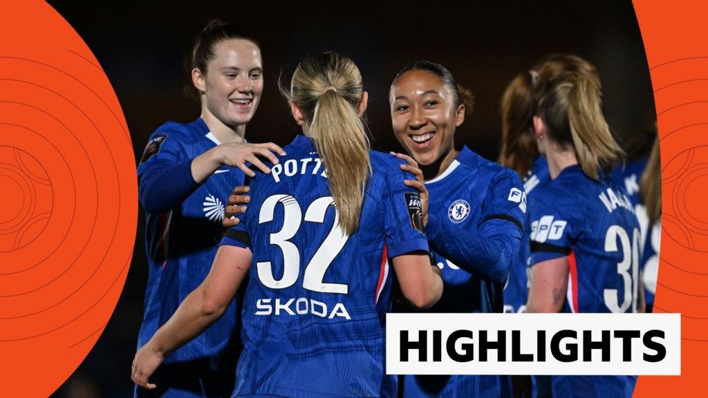 WSL highlights: Chelsea 2-1 Brighton
