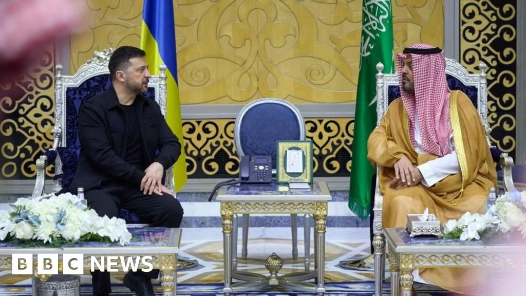 Zelensky visits Saudi Arabia after offering Ukraine’s drone expertise