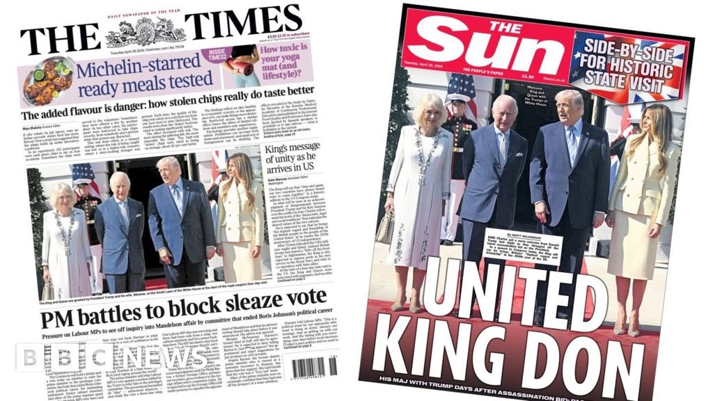 Newspaper headlines: ‘United King Don’ and ‘PM battles to block sleaze vote’