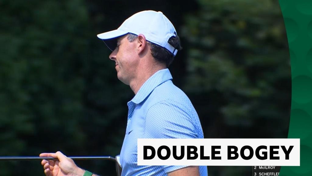 The Masters 2026: Rory McIlroy falters with double bogey at the fourth