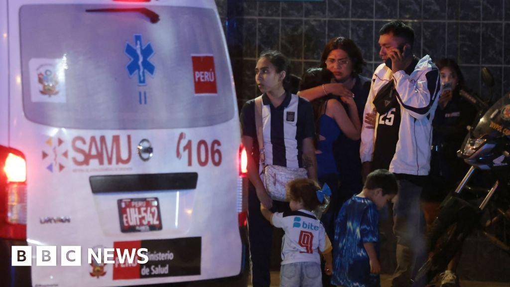 Peru stadium football rally leaves one dead and dozens injured