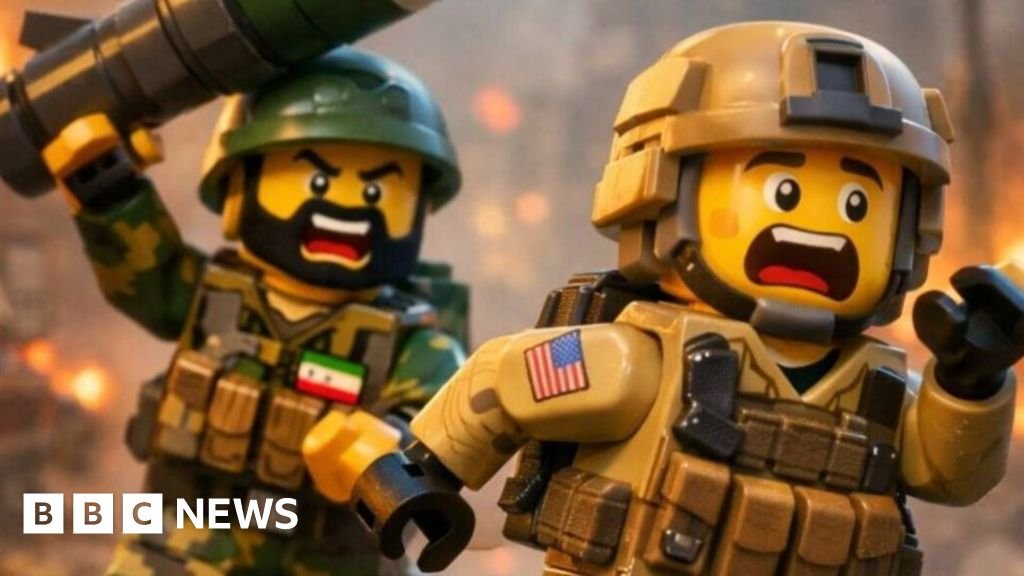 Iran war: We spoke to the man making Lego-style AI videos that experts say are powerful propaganda