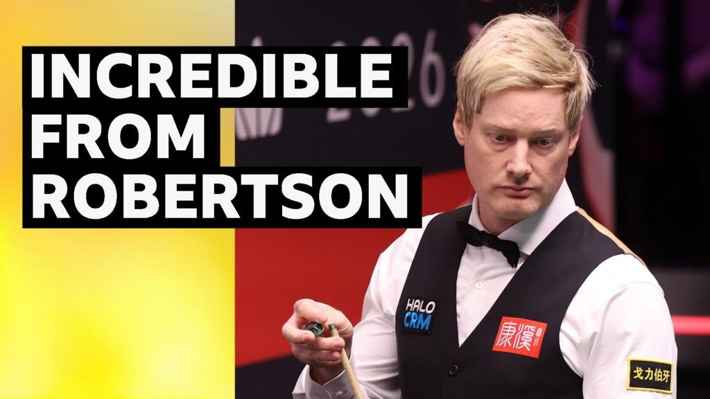 World Snooker Championship 2026: Neil Robertson sinks ‘shot of the tournament’ contender
