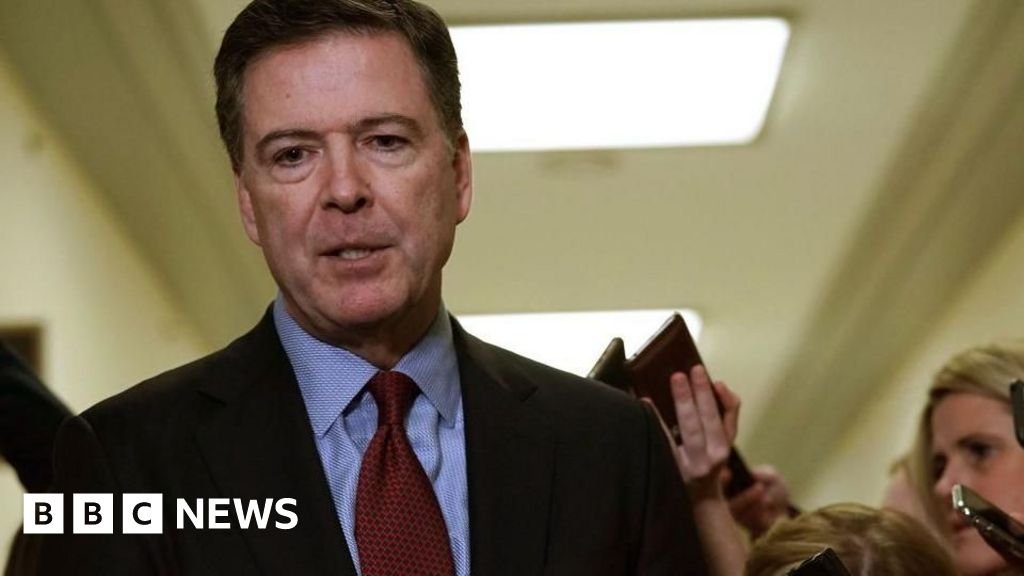 Ex-FBI director James Comey surrenders over charge of threatening Trump’s life in Instagram post
