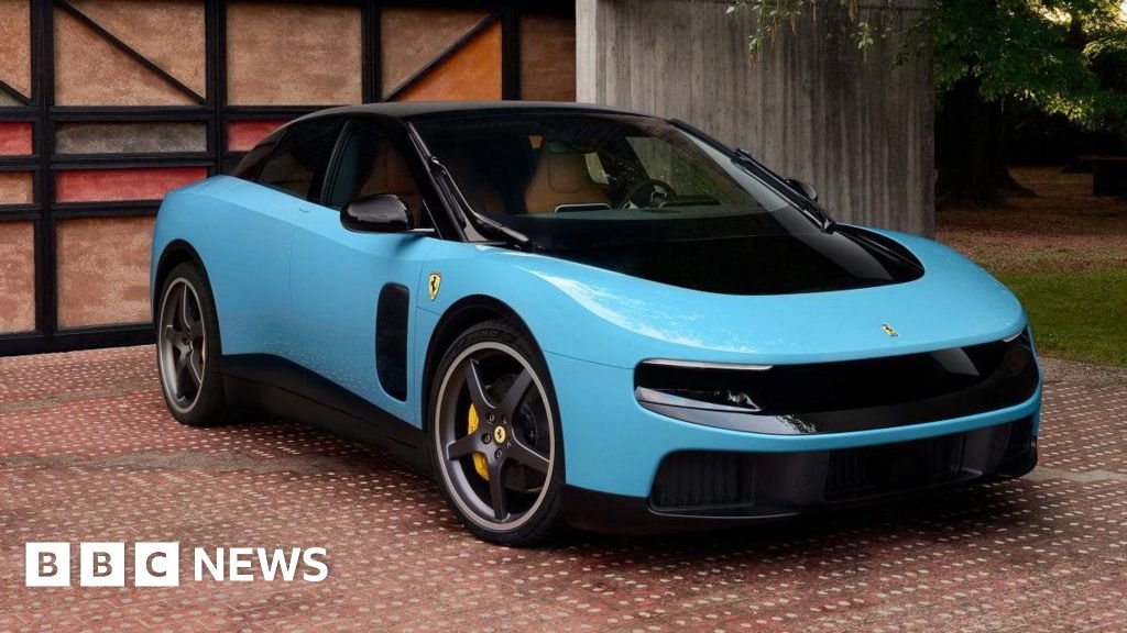 Luce: Ferrari shares slump after it unveils first fully electric car