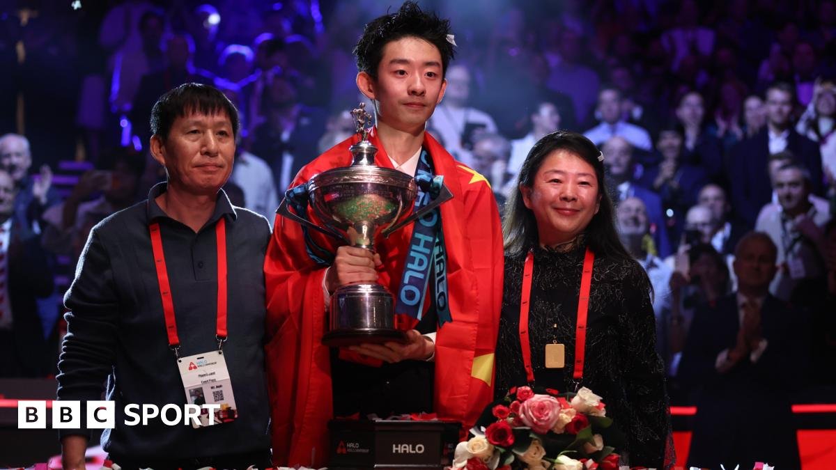 World Snooker Championship 2026: Wu Yize on family sacrifices that helped him become world champion