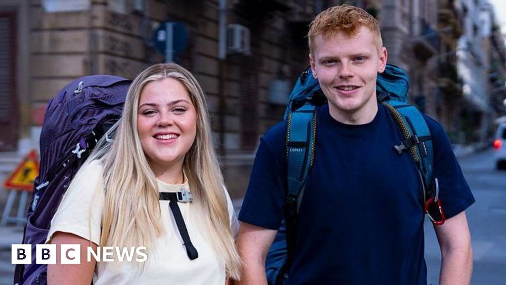 Katie and Harrison relive epic BBC Race Across the World journey