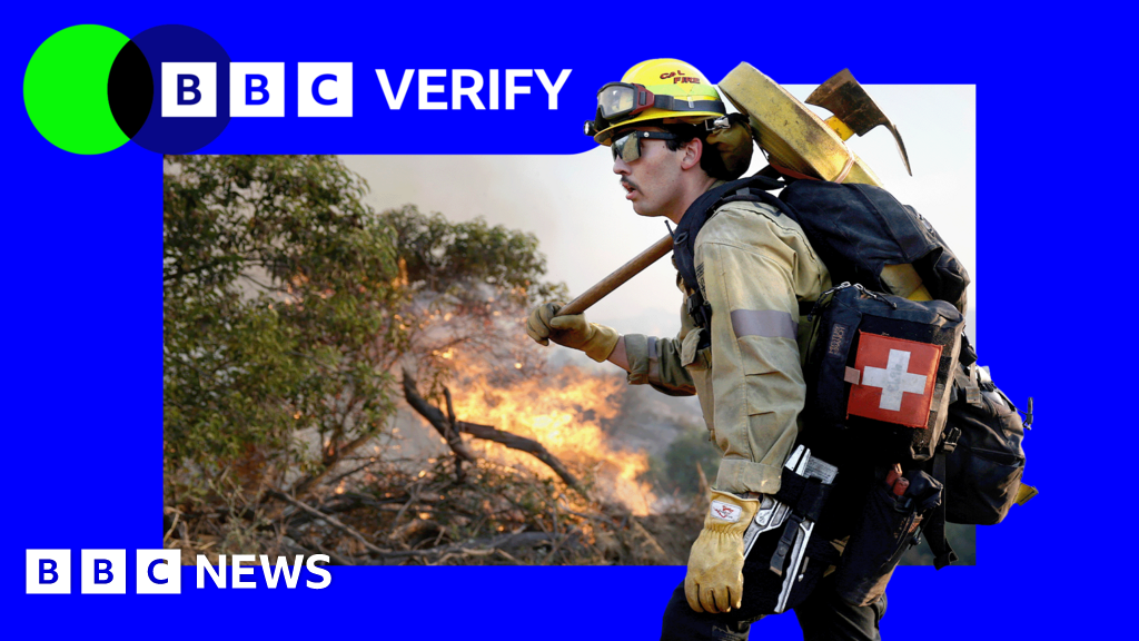 Sandy Fire: California wildfires in Simi Valley and Santa Rosa Island seen from space