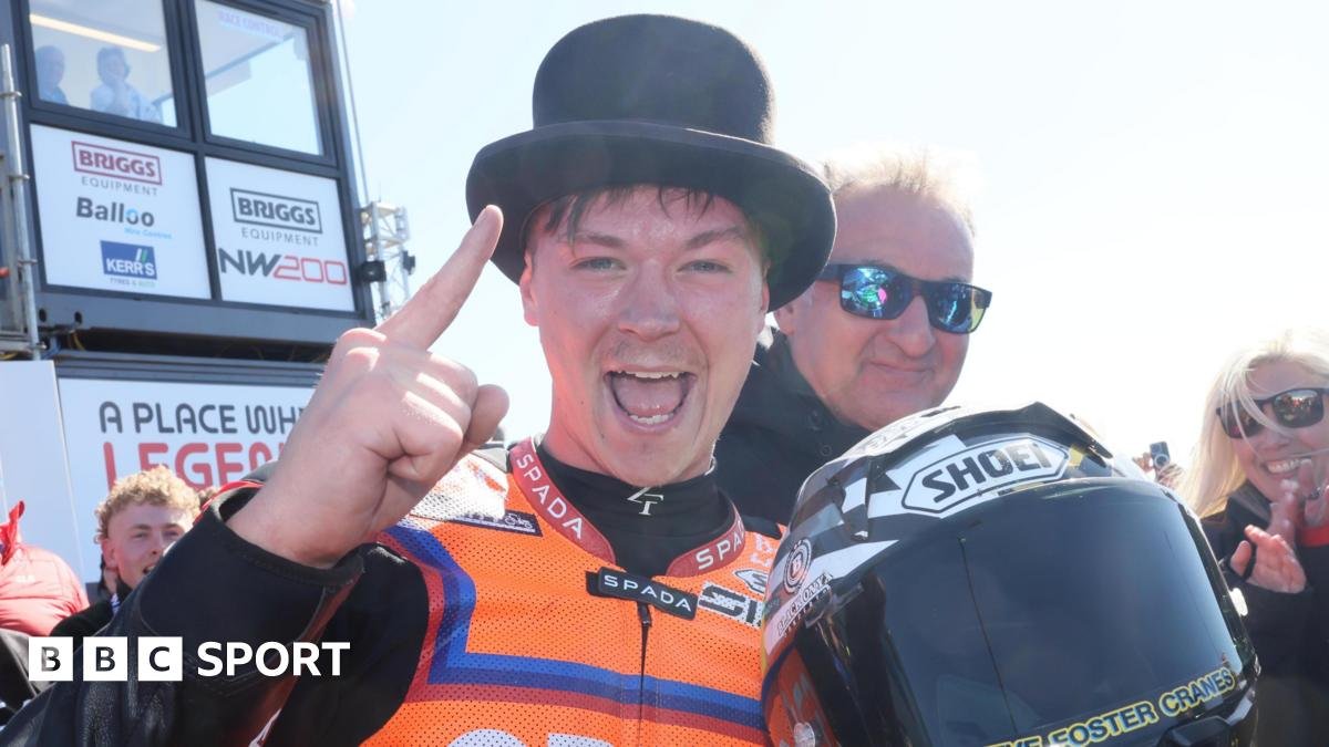 North West 200: Debutant Storm Stacey passes his test with historic wins