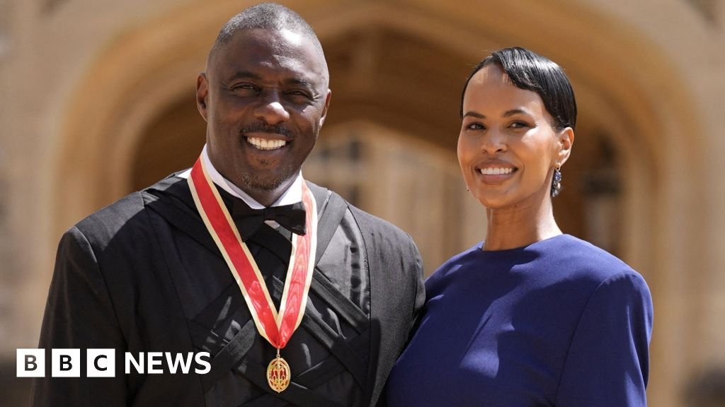 Idris Elba, Torvill and Dean and Meera Syal receive honours at Windsor Castle