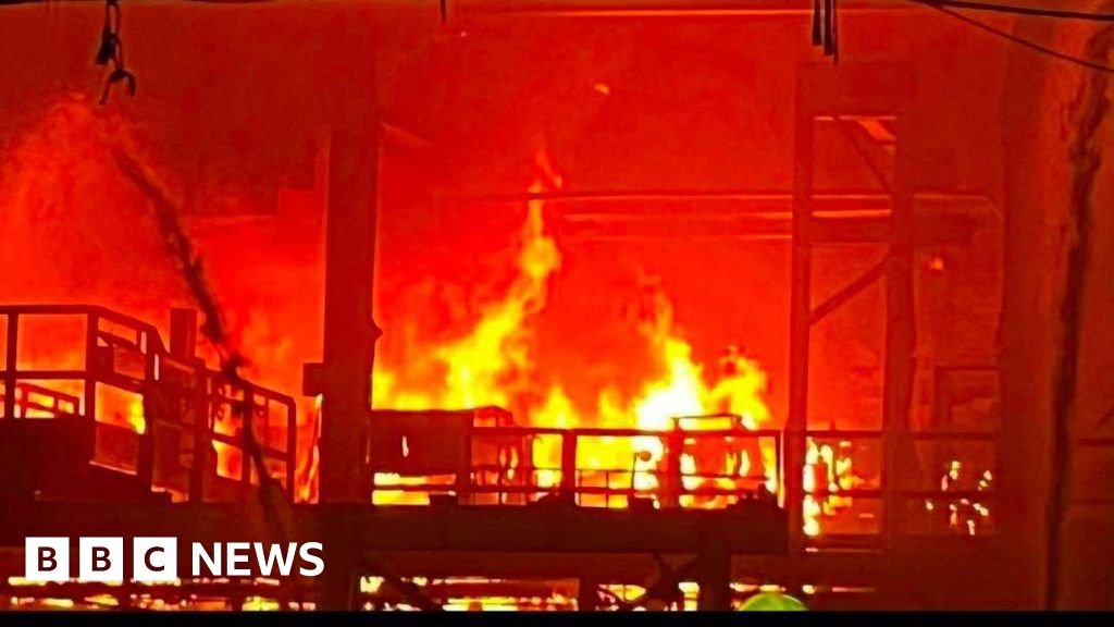 Port Talbot Tata Steel fire and residents told to stay indoors