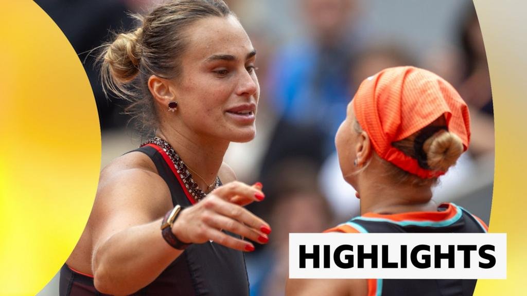 French Open Highlights: Aryna Sabalenka suffers shock loss to Diana Shnaider