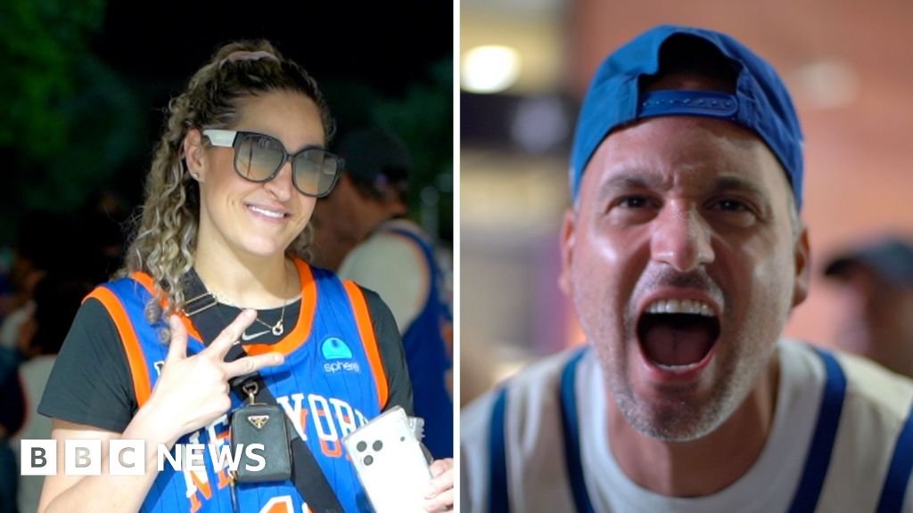 Knicks fans celebrate NBA championship in San Antonio