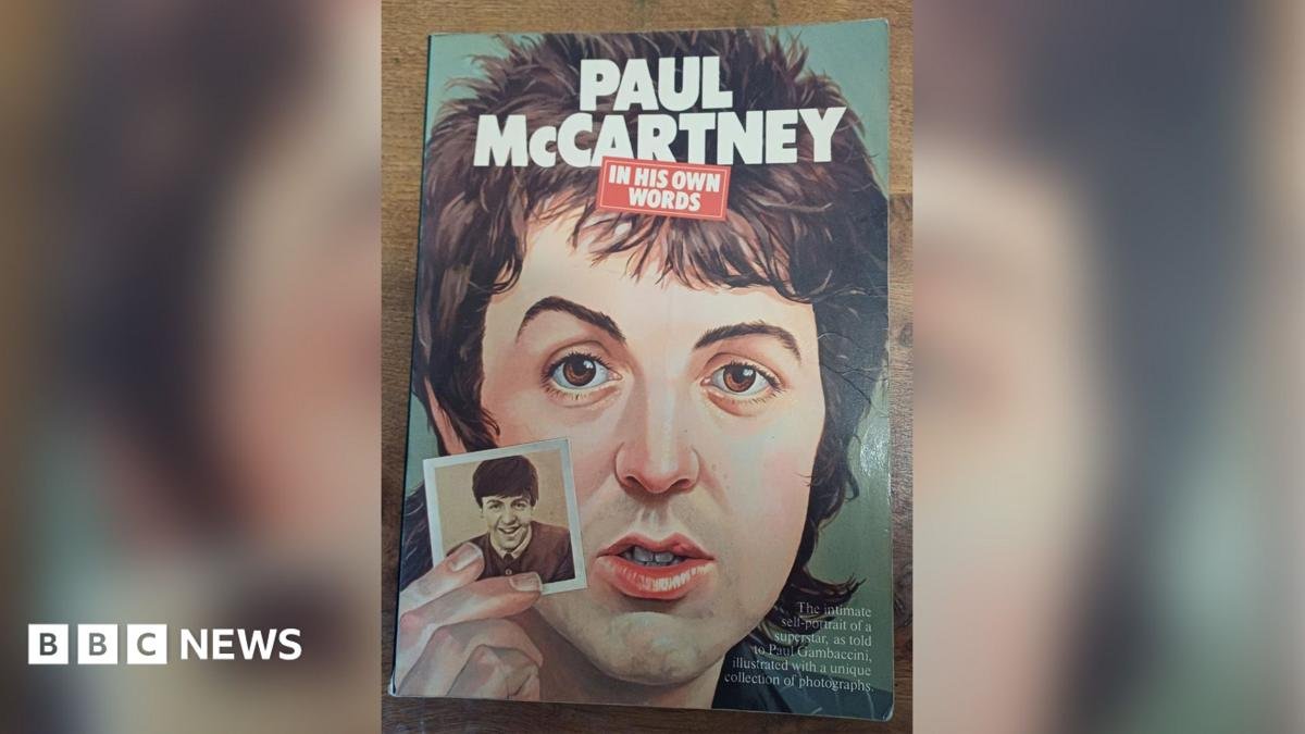 Sir Paul McCartney signed book found in charity shop sells for nearly £1,000
