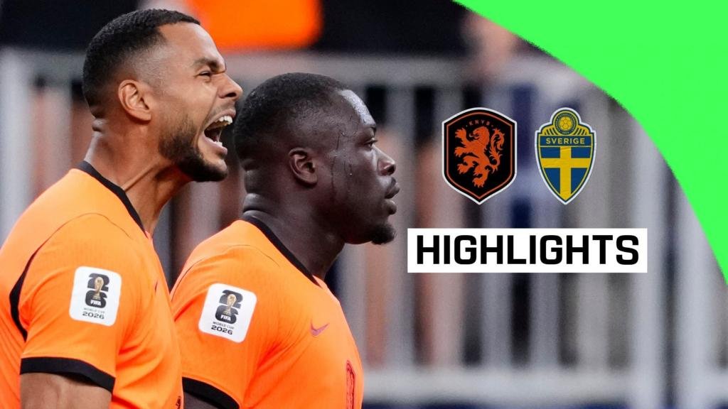 Highlights – Netherlands 5-1 Sweden World Cup 2026 – 20 June 2026