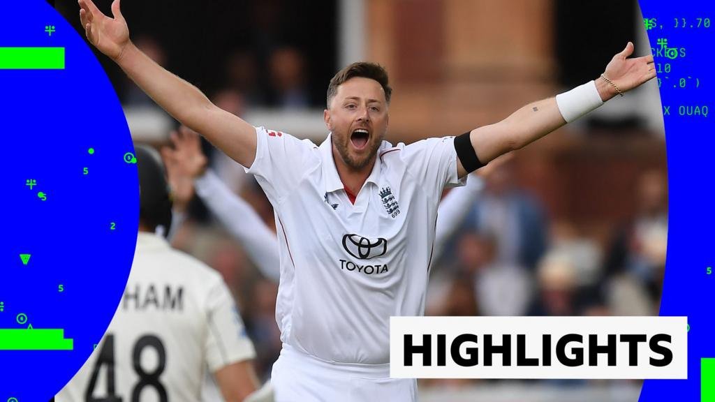 England v New Zealand, first Test: Ollie Robinson stars as 16 wickets fall on day one at Lord’s