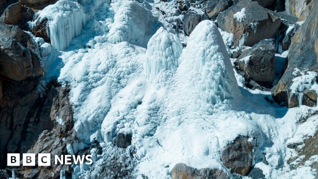 The artificial ice pyramids saving India’s mountain villages
