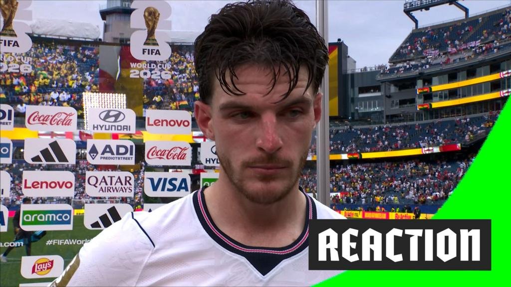 World Cup 2026: Declan Rice’s post-match interview after England v Ghana