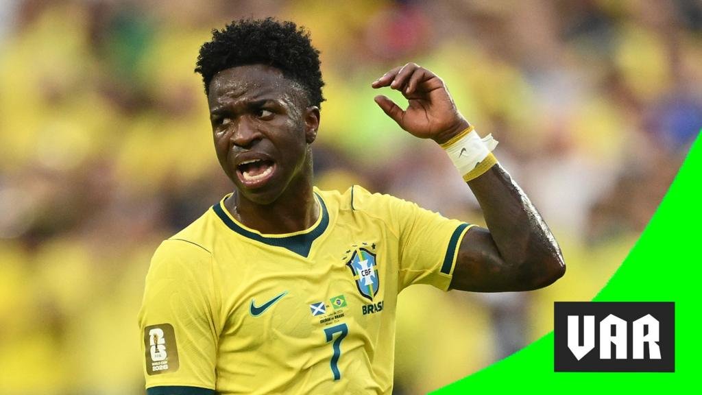 2026 Fifa World Cup: Scotland vs Brazil – Second Brazil goal ruled out for Vinicius Jr foul