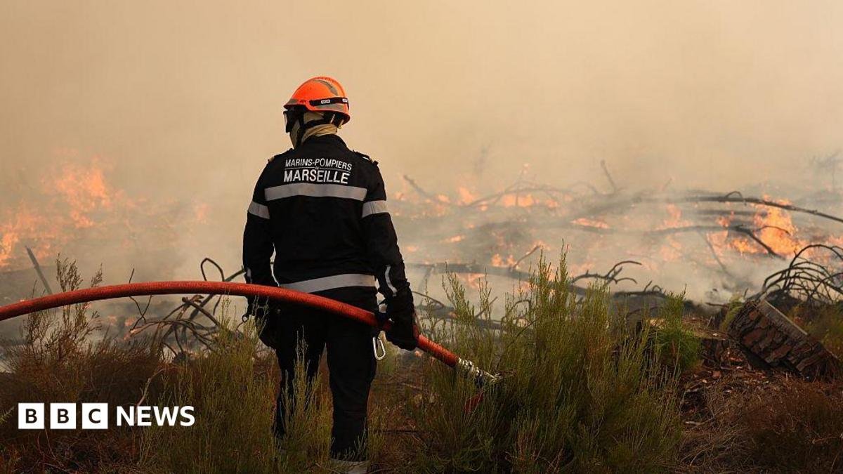 Firefighters battle France wildfire as tens of thousands evacuated near Bordeaux