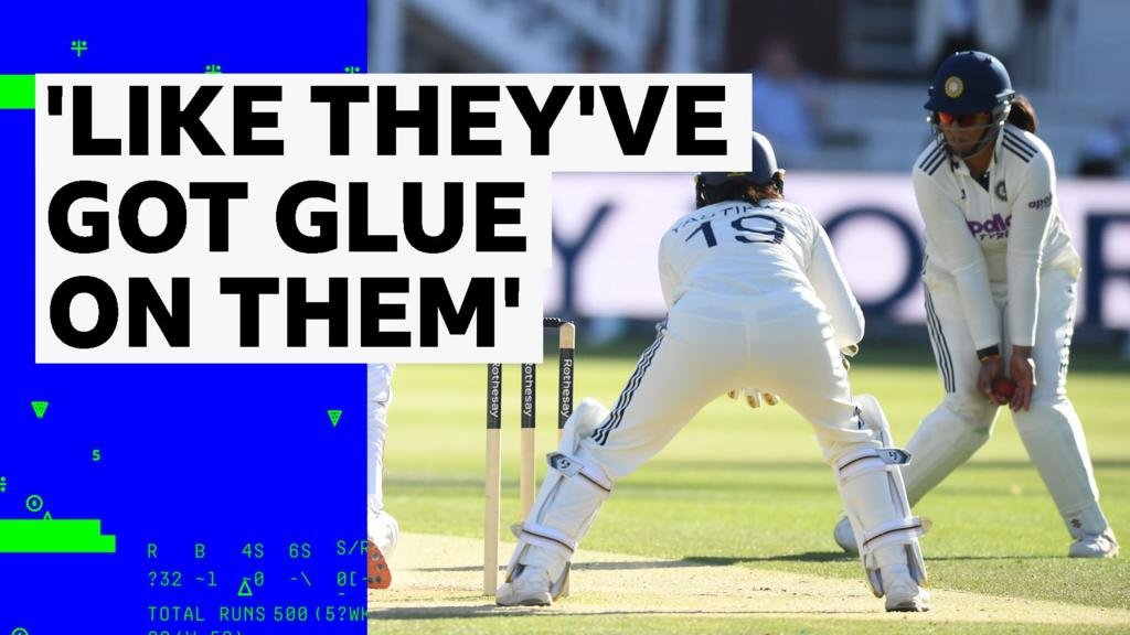 England v India Day Three: Richa Ghosh takes a incredible catch to dismiss Mady Villiers