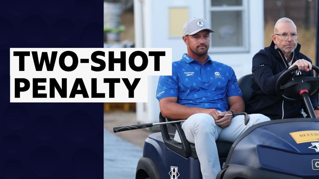 The Open Championship 2026: Bryson DeChambeau hit with shock two-stroke penalty at The Open