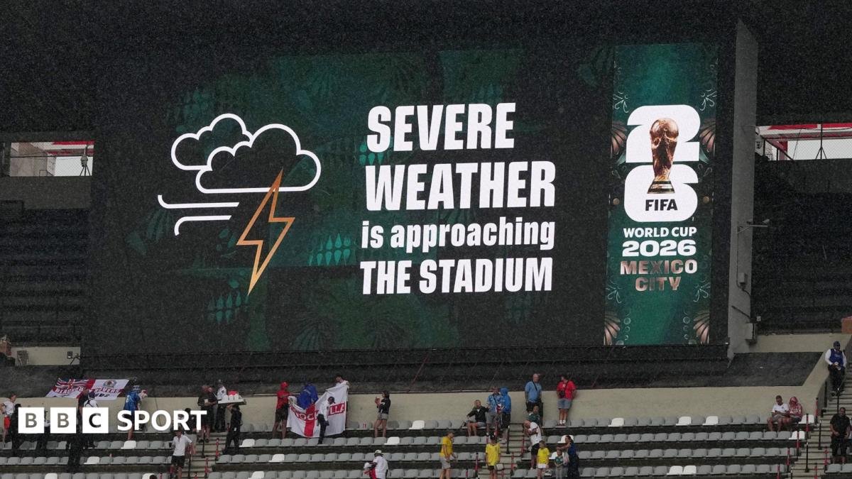 Mexico vs England: Azteca Stadium issues shelter-in-place order because of severe weather