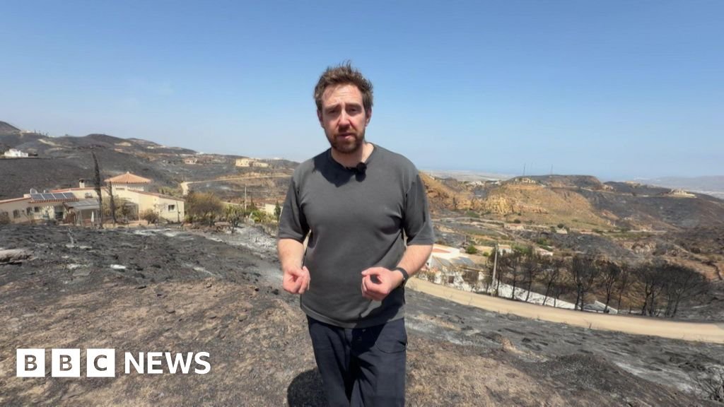 Spain wildfires: Inside the village at epicentre of blaze