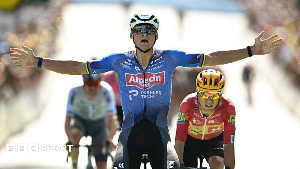 Tour de France 2026: Mathieu van der Poel wins shortened ninth stage